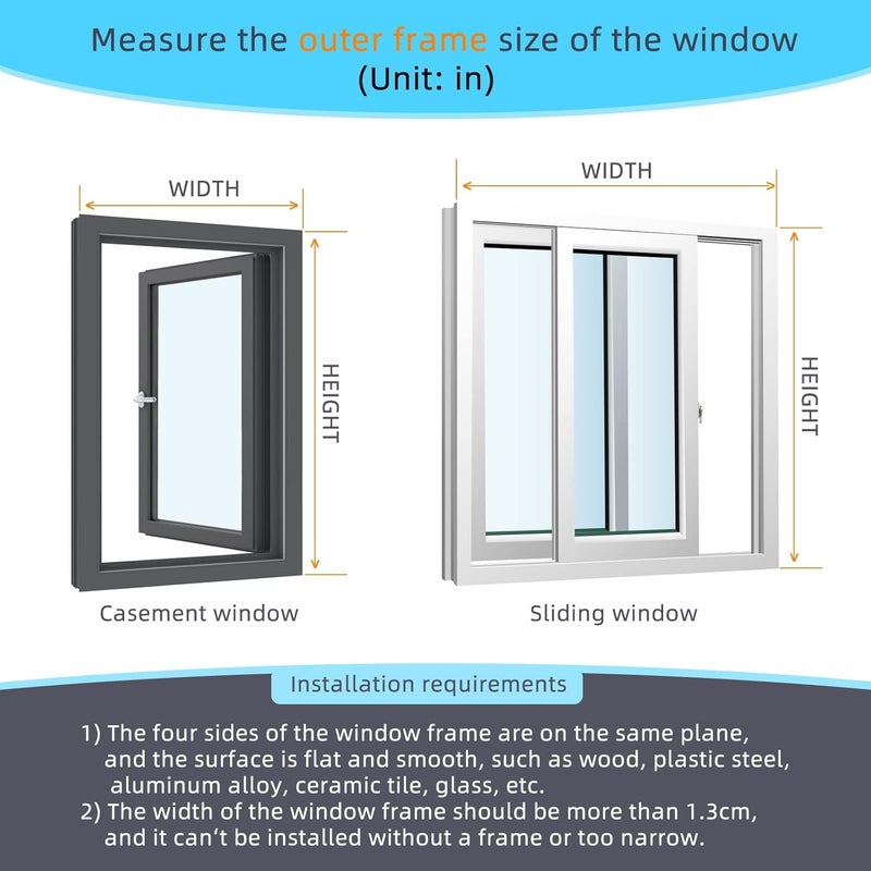 RODENET DIY Magnetic Window Insulation Kit 48"x44" Indoor Clear Film for Heat and Cold Winterizing Kit Cuttable Transparent Window Covering - Image 3